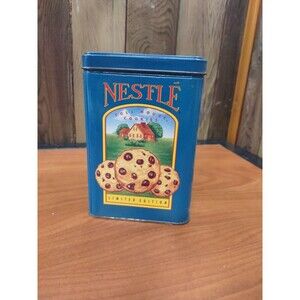 Nestle Toll House Chocolate Chip Cookies, Morsels Limited Edition Tin Vintage